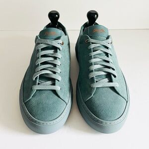Good Man Brand Legend Suede Sneakers Men’s 7 / Women’s 8.5-9 Teal Seafoam New